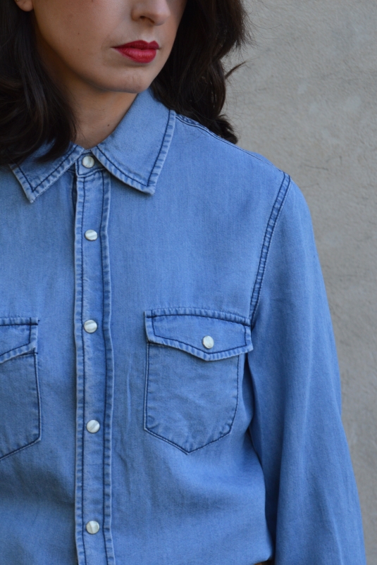 CAMISA DENIM TENCEL NOELA ORFEO