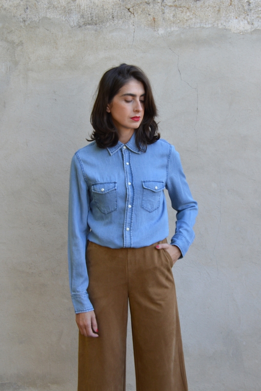 CAMISA DENIM TENCEL NOELA ORFEO